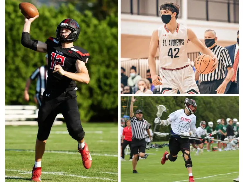 Mike is a standout in three sports, basketball, football and lacrosse
