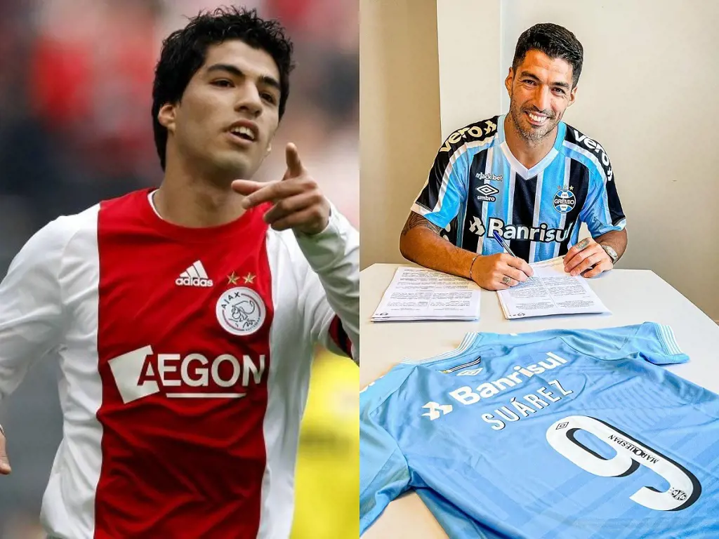 Luis Suarez made his Ajax debut in 2007 and him signing for Gremio in 2023
