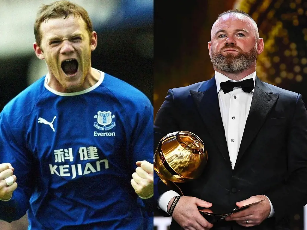 Wayne Rooney made his Everton debut in 2002 and him winning the career award at 2022 Globe Soccer Awards
