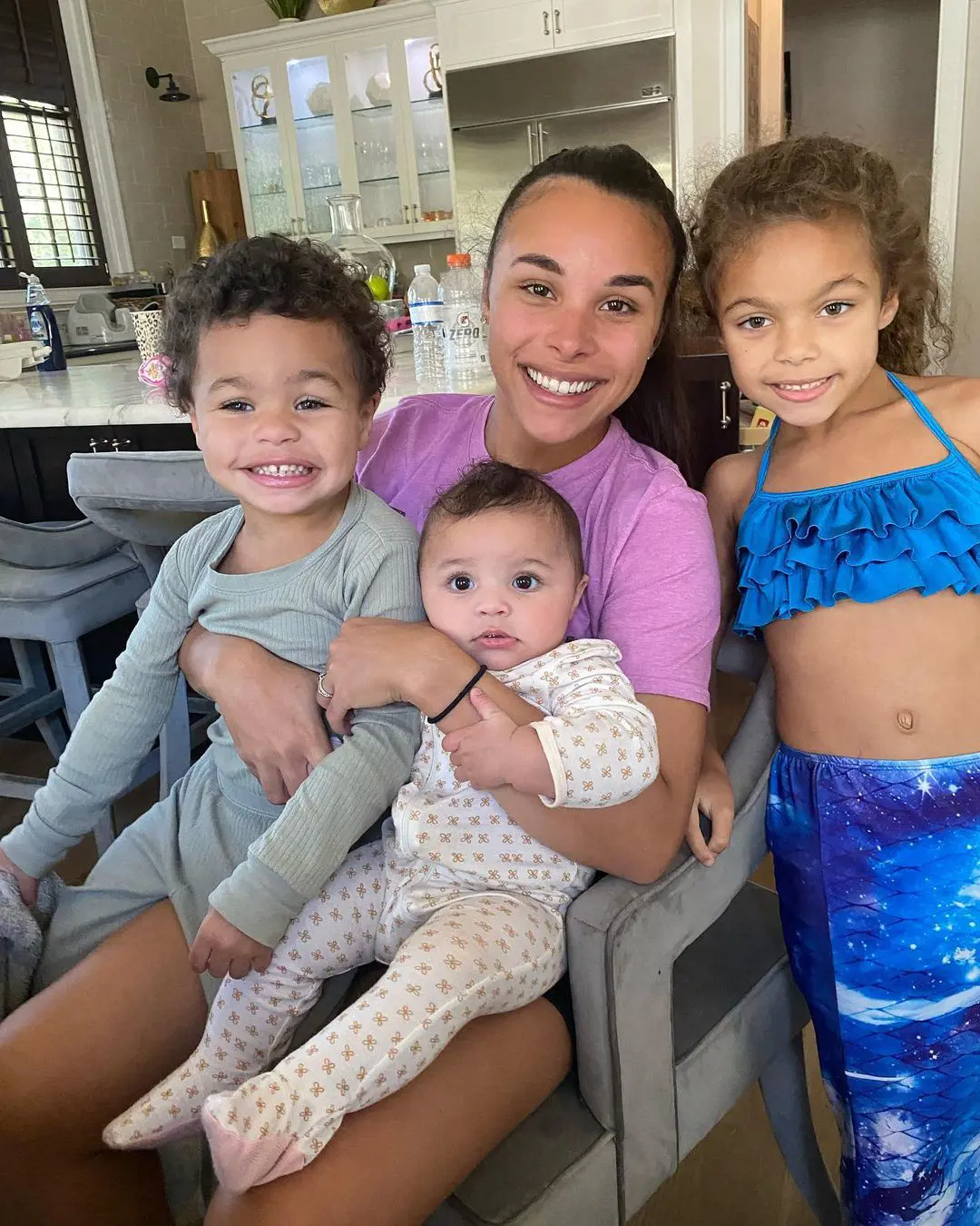 The Evans welcomed their youngest child Aliyah Nicole Evans in 2022
