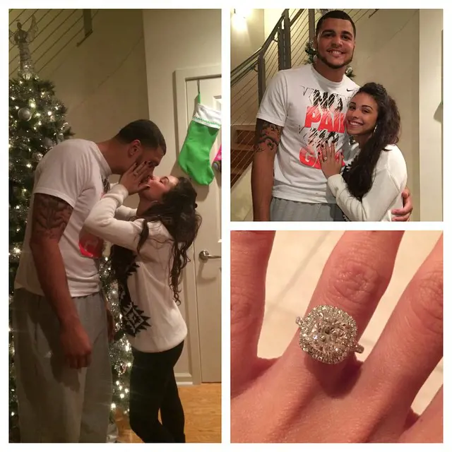 Mike proposed his girlfriend Ashli on December 20, 2014