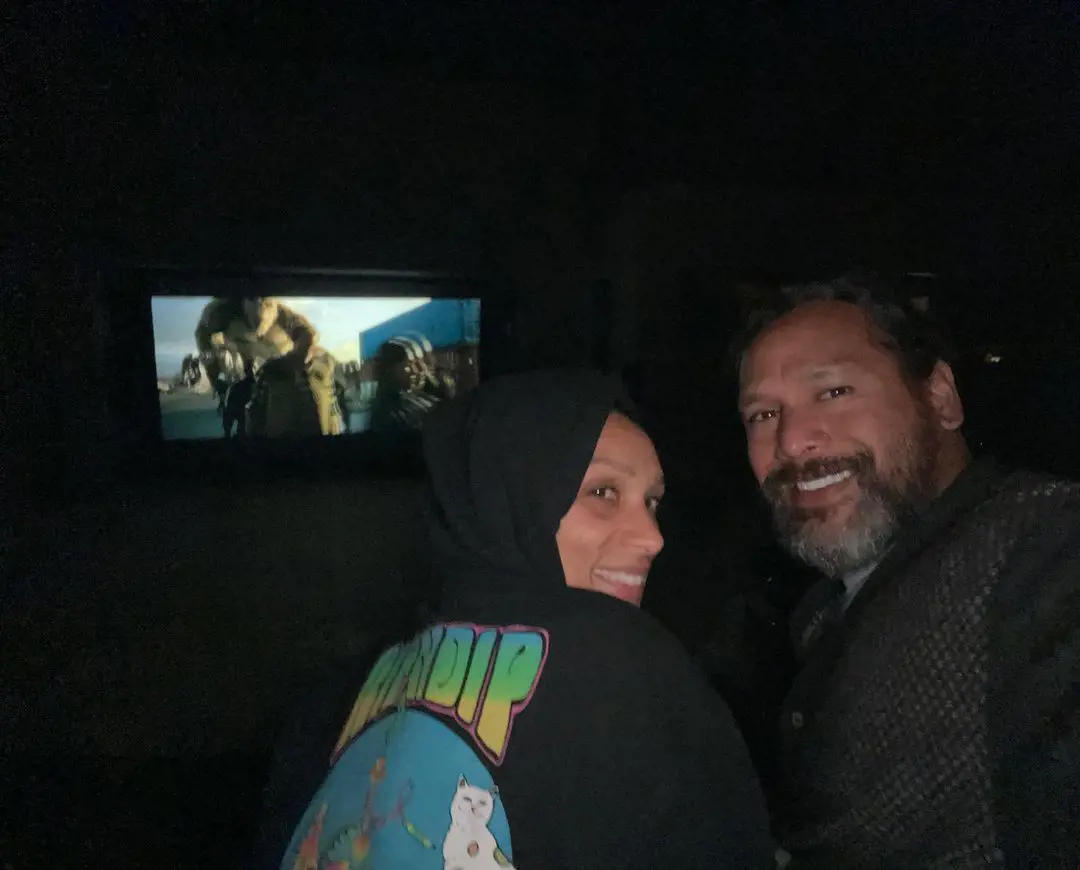 Troy and Theodora enjoying movie date together on March 25, 2021.