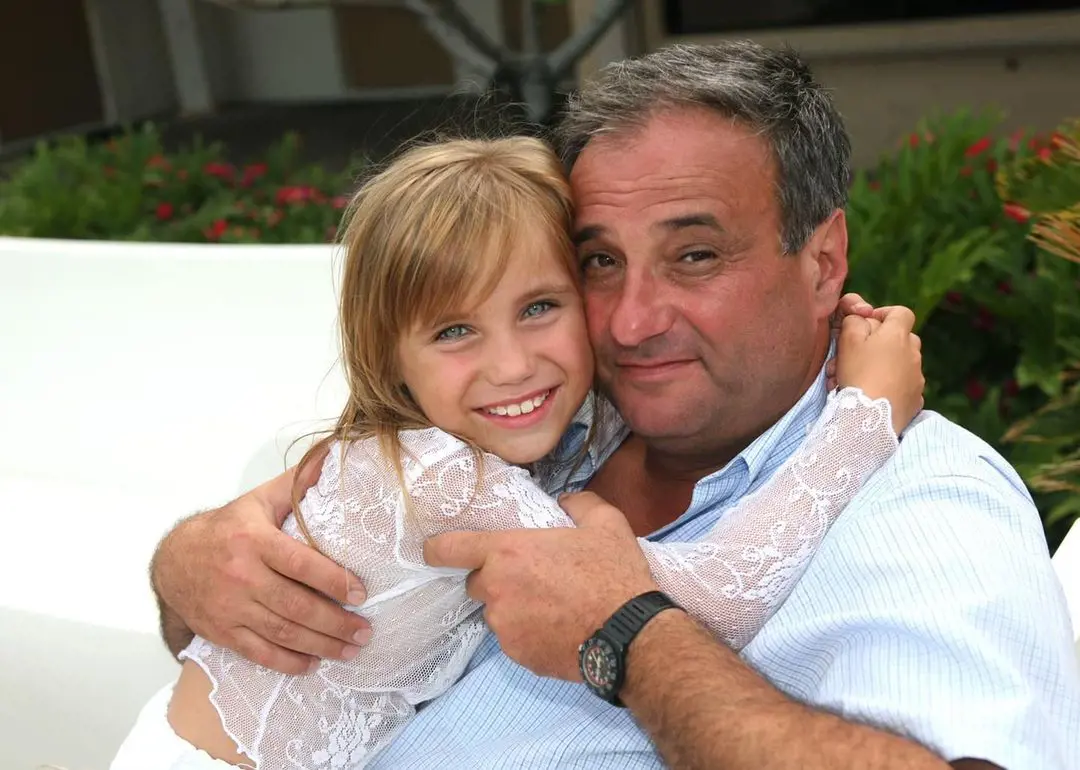 Kenin with her dad celebrating Father's Day with a throwback picture in June 2022