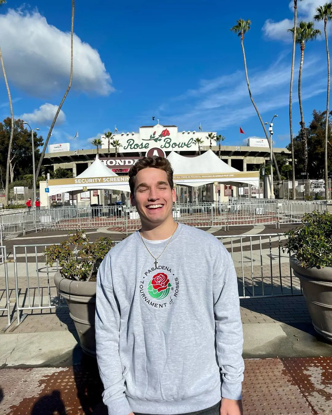 Jake at Rose Bowl Stadium on January 2, 2022