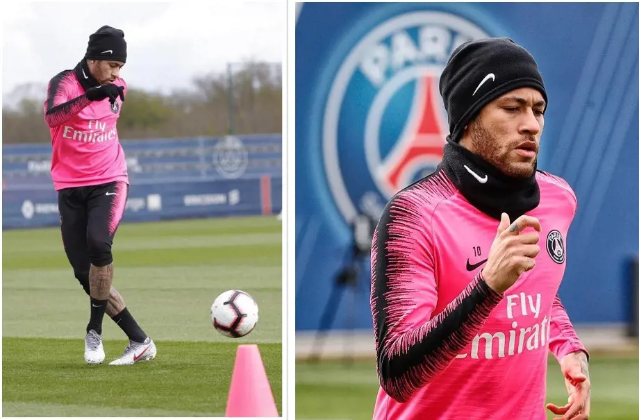 Neymar's collaboration with Paris Saint-Germain in April 2019