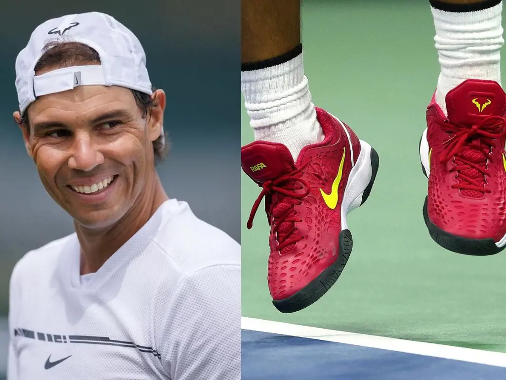 Rafael Nadal has been wearing Nike gear and footwear since he was 13 years old