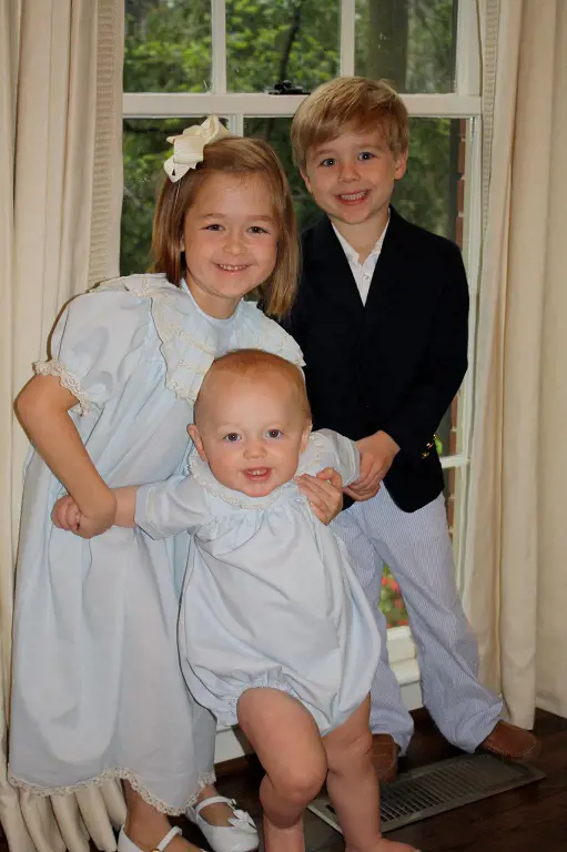 Weston with his sister Julia and brother Andrew