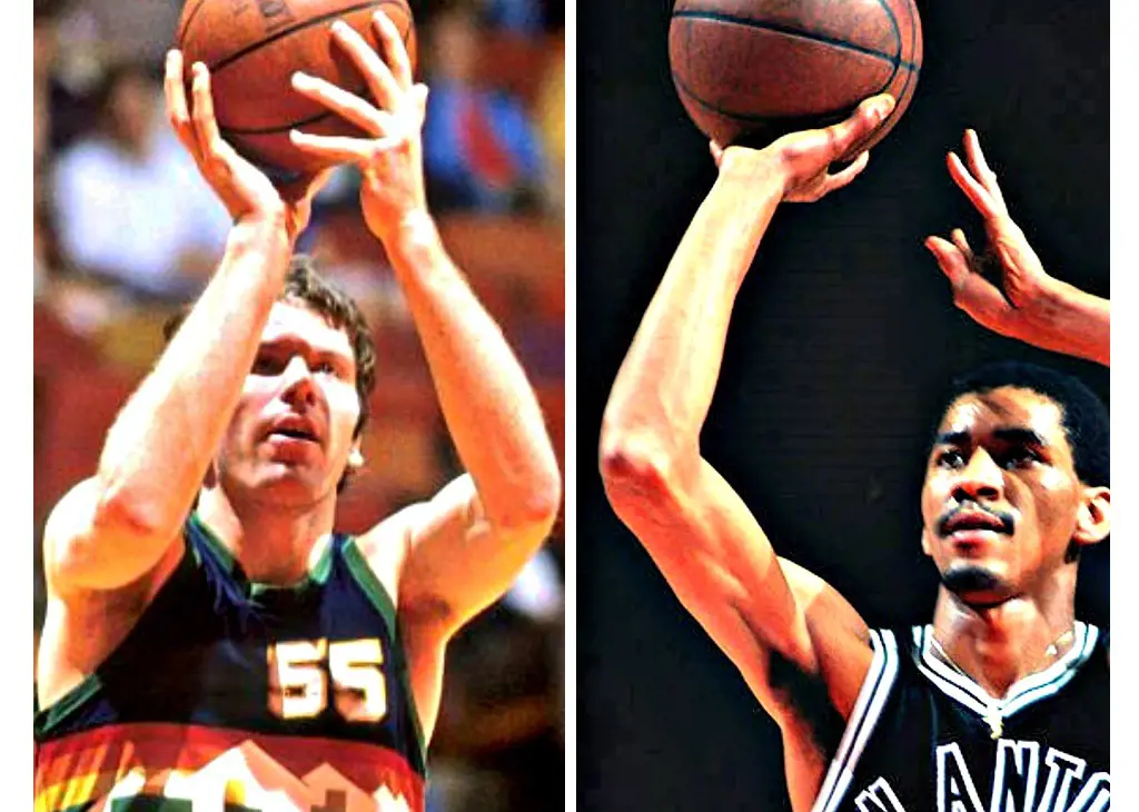 Denver defeated San Antonio 163-155 in the second-highest scoring non-overtime game in NBA history on Nov. 2, 1990