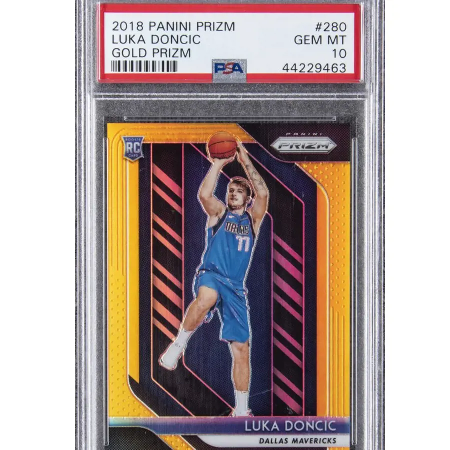 The PSA 10 Gold Prizm Doncic rookie card
