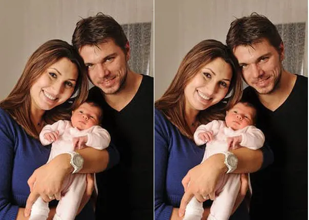 Wawrinka and his ex-wife Ilham Vuilloud welcomed their first child in 2012
