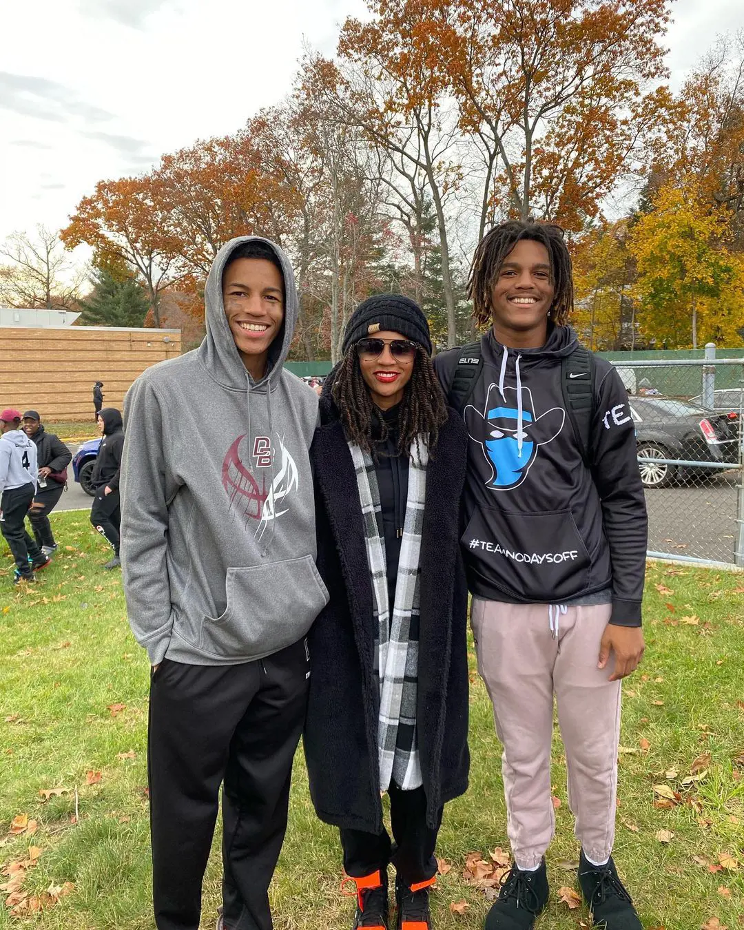 Atoya and her two sons, Nate Jr. and Nehemiah during the Thanksgiving weekend in 2021.
