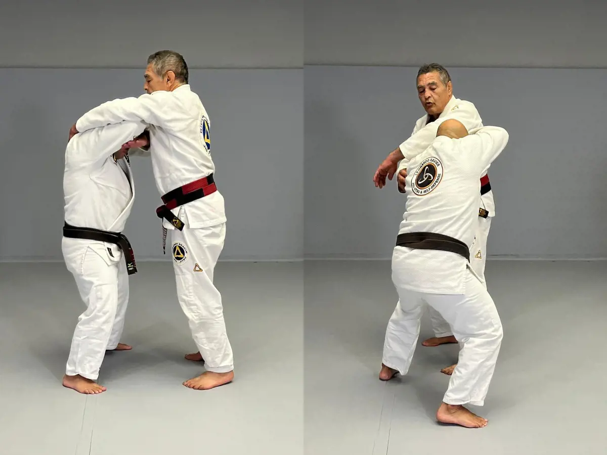 Rickson teaches self-defense with the help of Gracie jiu-jitsu in LA, California
