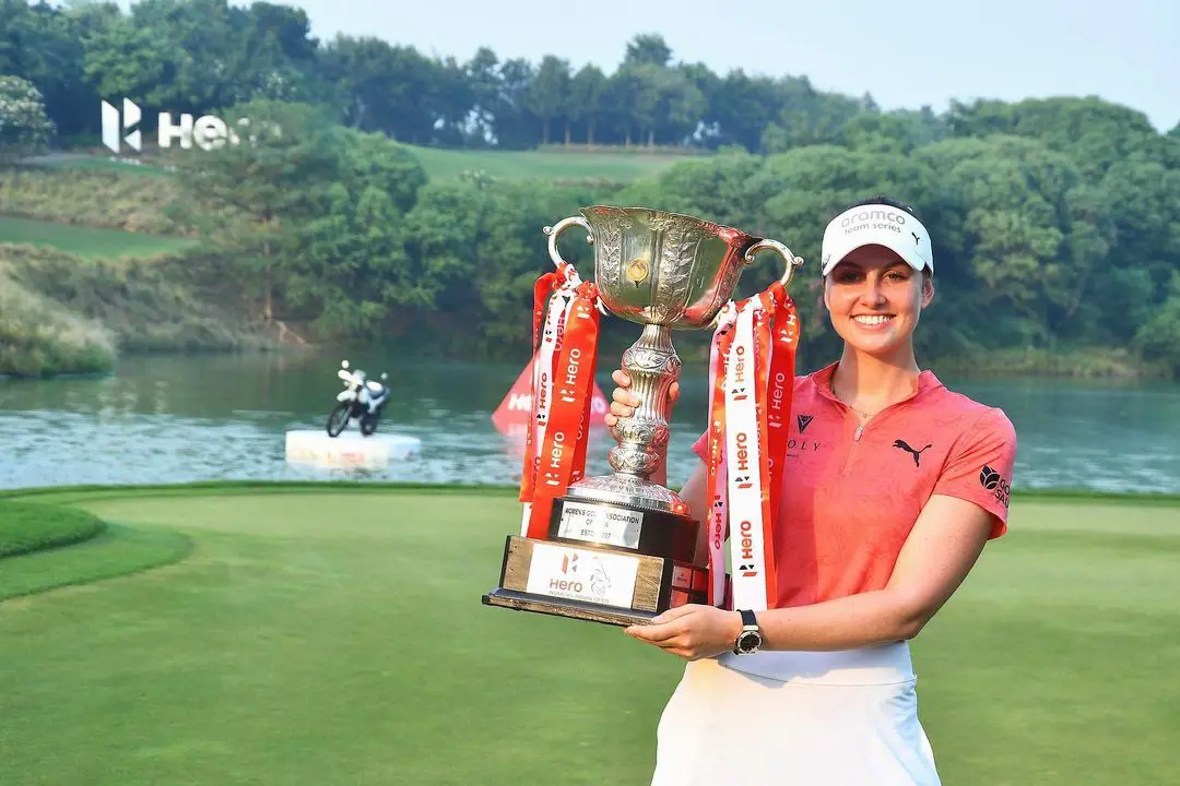 Olivia Cowan became the Hero Women’s Indian Open Champion in October 2022