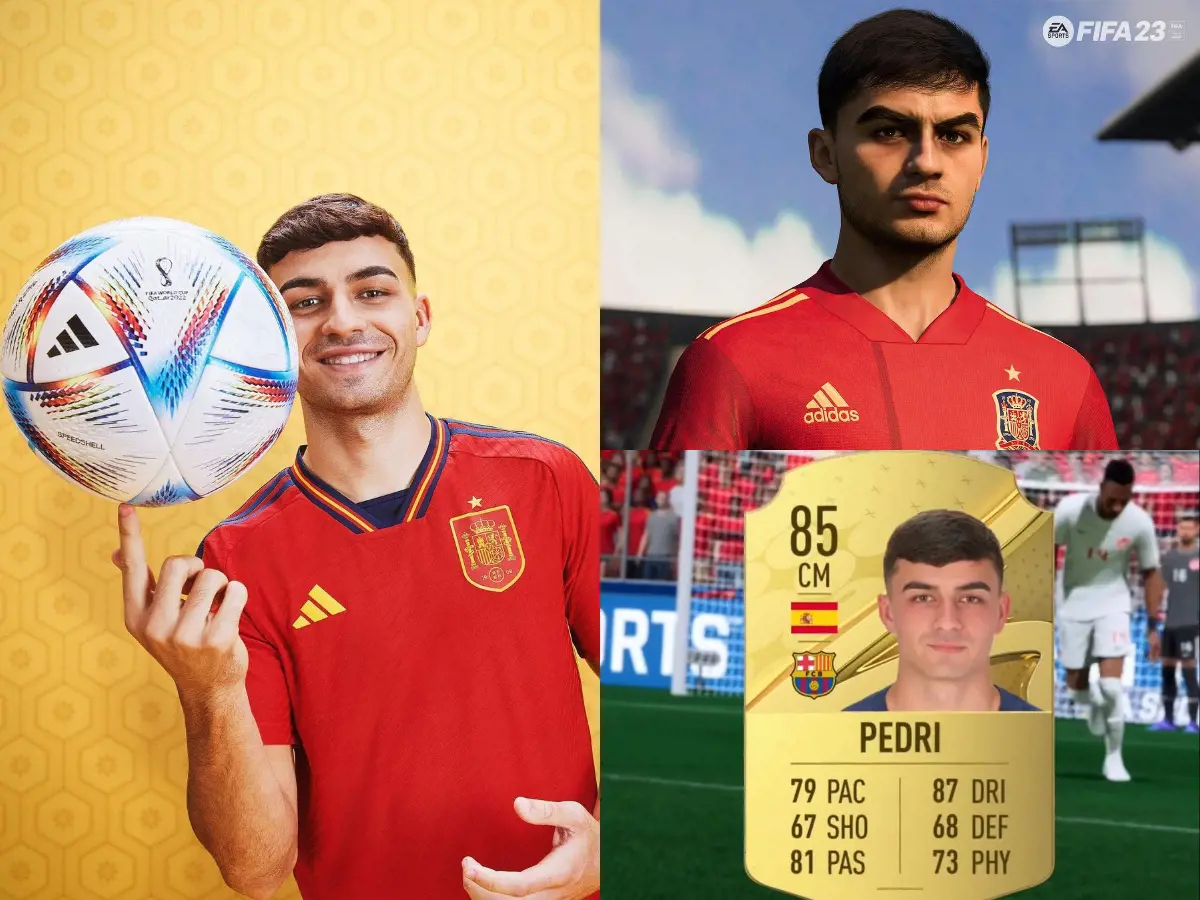 Pedri has an overall rating of 85 in FIFA 23