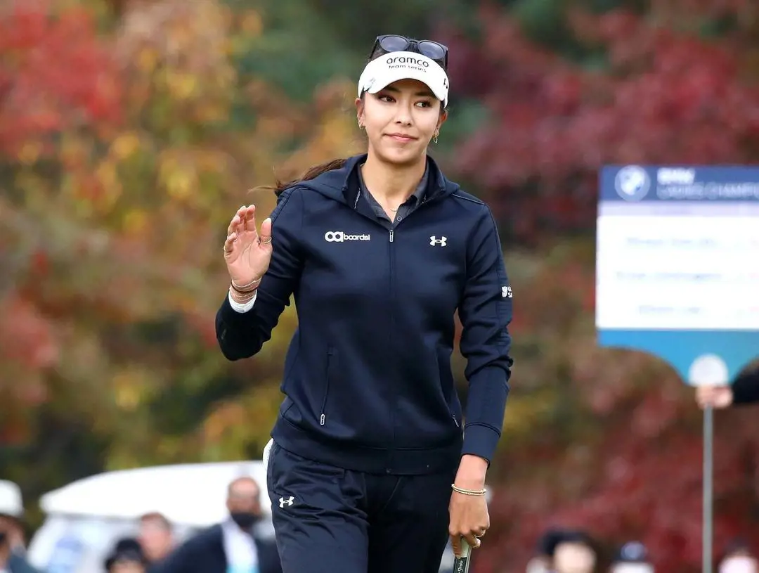 Alison wearing Under Armour apparel at BMW Championship on October 23, 2022. 