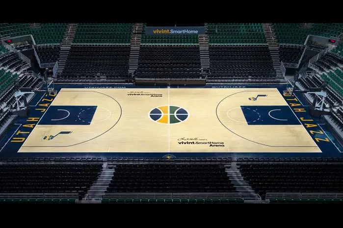 The Utah Jazz played its matched at Vivint Smart arena
