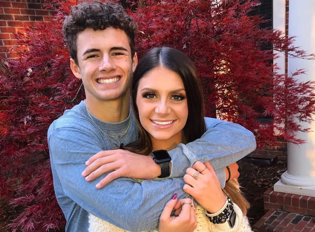 Ladd and Sydney Horne relishing their one year anniversary on December 1st, 2018