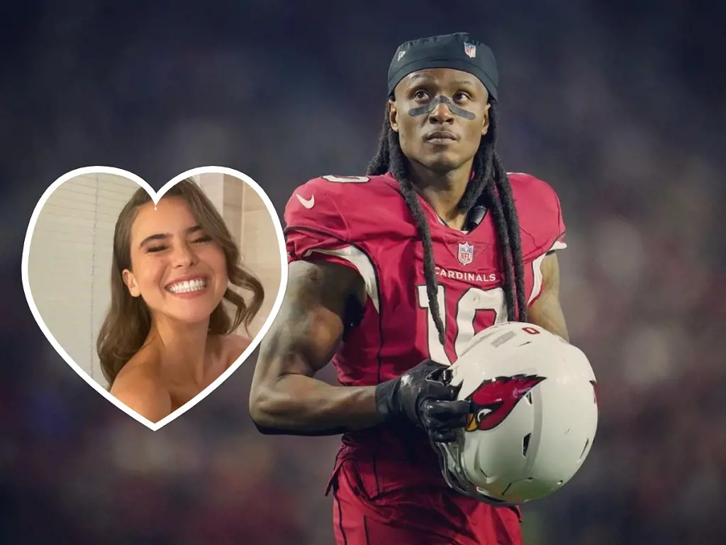 NFL wide receiver Hopkins has been dating IG model BreAnna since last year in 2021