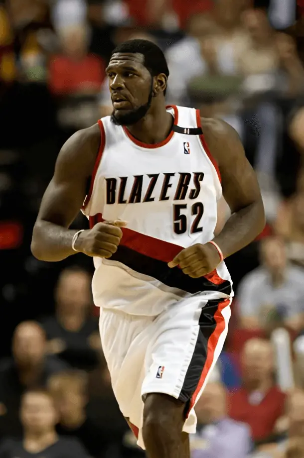 Oden while playing for the Trail Blazers. (Photo by: Craig Mitchelldyer)