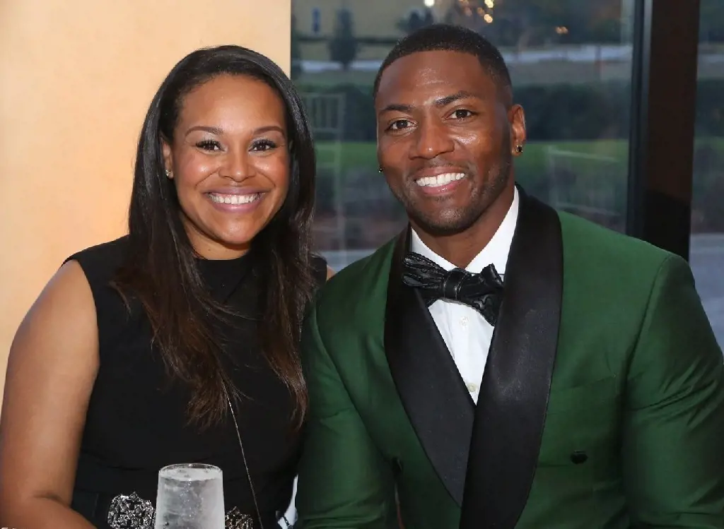 Ryan and Yonka Clark dressed in formal attire while attending an event in May 2020