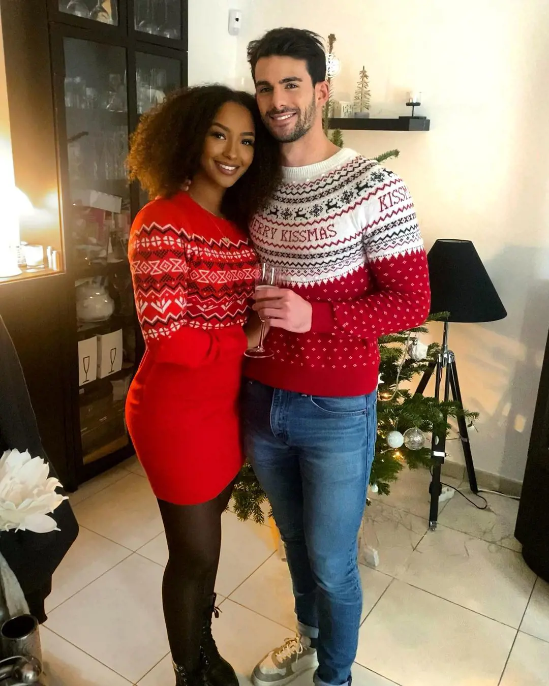 Naomi celebrates Christmas with Ygal in December 2021