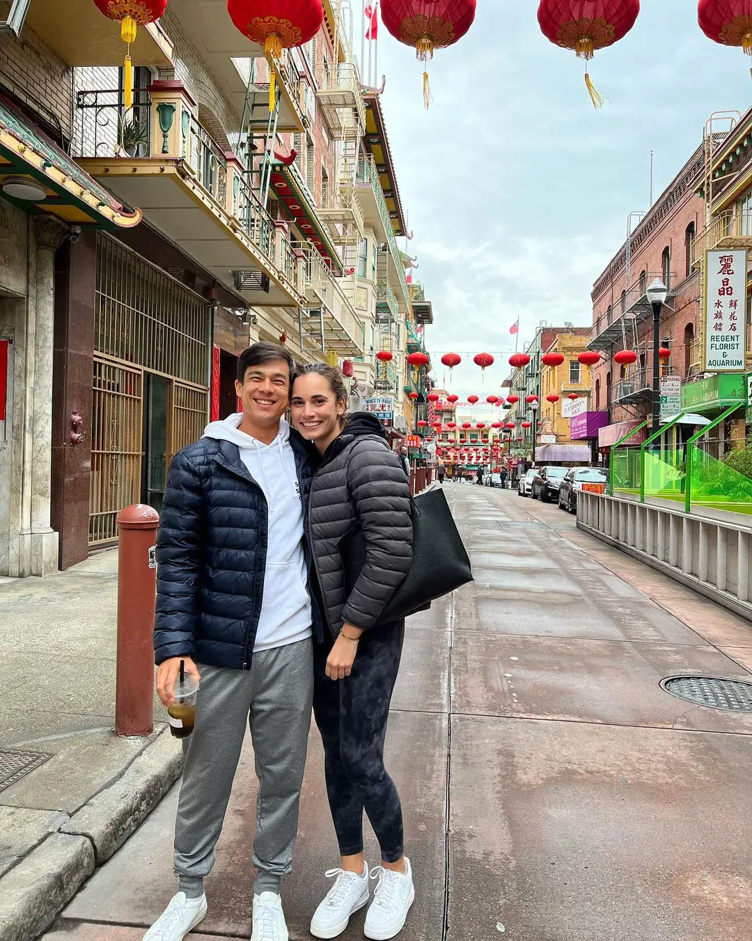 Mackenzie and Maria strolling on the streets of Chinatown, San Francisco in July 2022