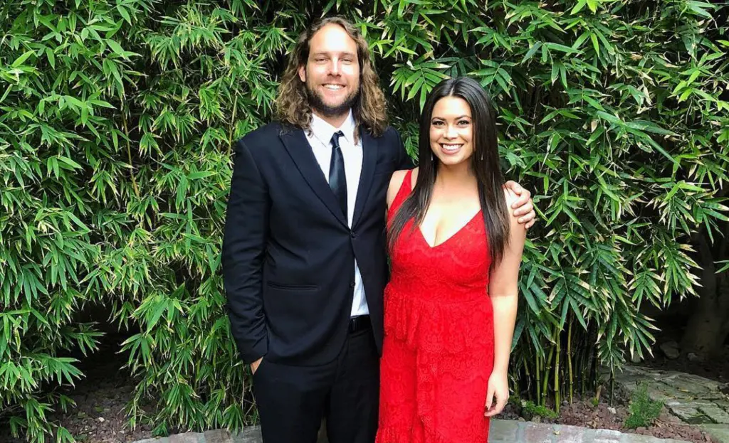 Alex and Jeff attending a function at Millwick on November 12, 2018.