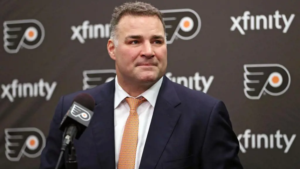 Eric Lindros spent his first eight NHL seasons with the Flyers. 