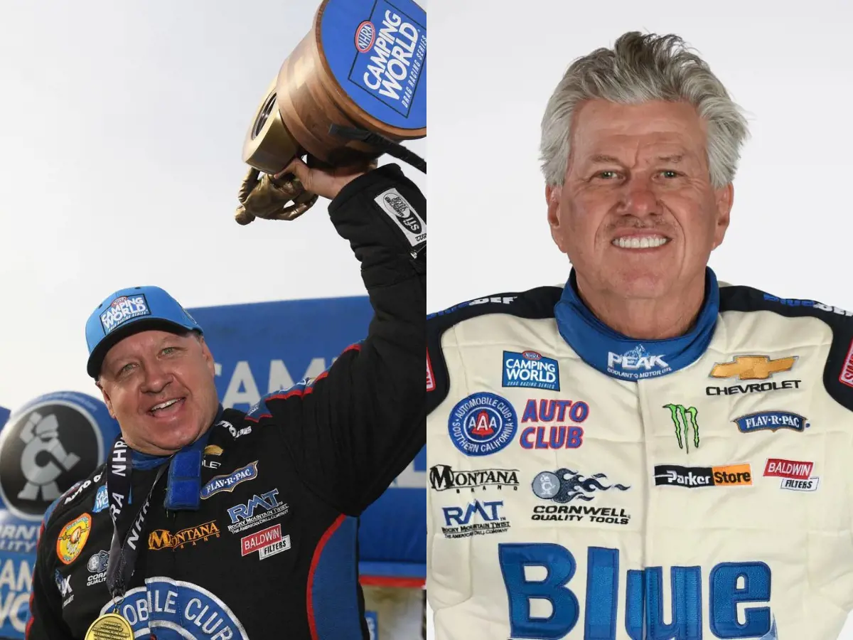 Robert teamed up with John Force in 1995. 