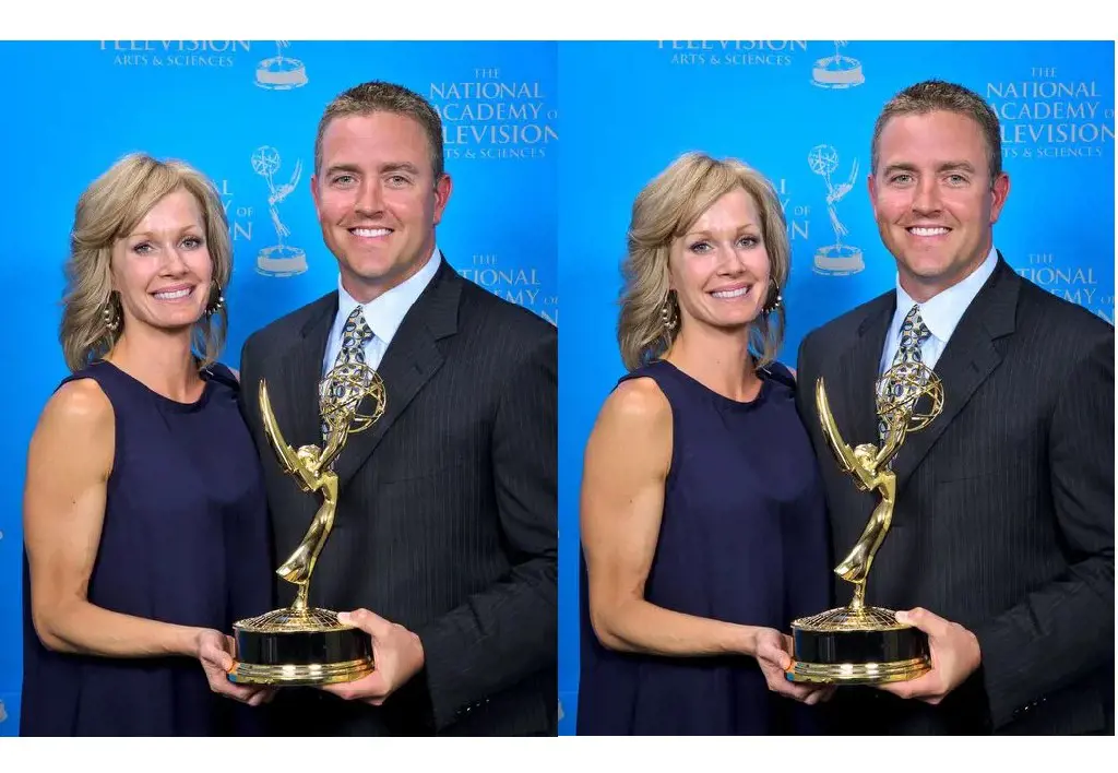 Allison Herbstreit with her husband Kirk at the 2011 Emmys