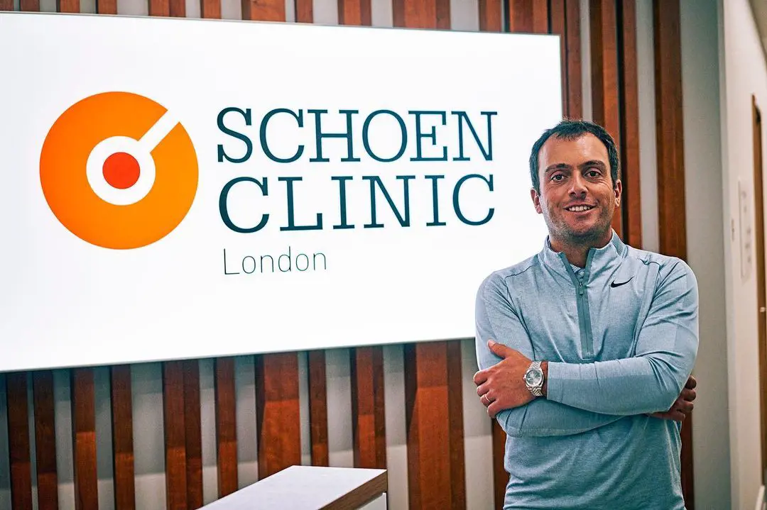 Molinari paid partnership with Schoen Clinic London in September 2020