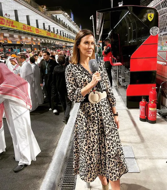 Lee McKenzie at Jeddah, Saudi Arabia on 26 March 2022 for Formula 1 qualifying of Arabian Grand Prix.