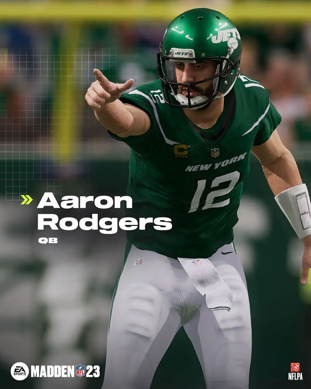 Aaron Rodgers has Slinger 1 motion in the game.