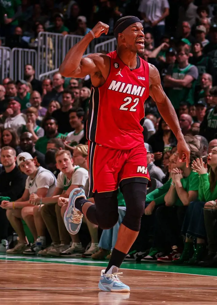 Butler during a match against Boston Celtics at TD Garden in May 2023