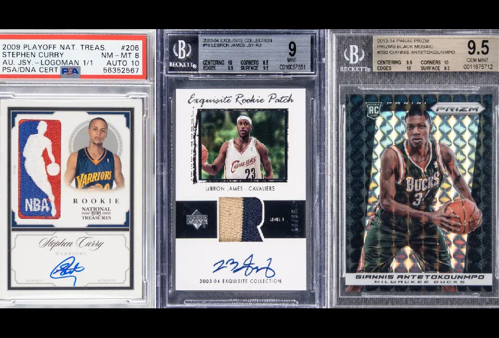 The 2003 Upper Deck Exquisite Collection RPA LeBron James card is the card sold most times 